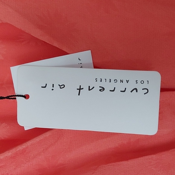 NWT Anthropologie Current Air Sleeveless Tiered Midi Dress in Coral Size Medium - Picture 4 of 7